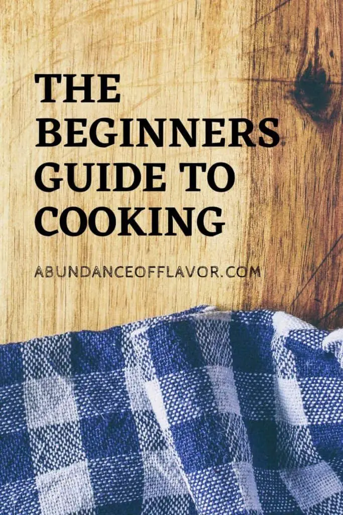 beginner's guide to cooking