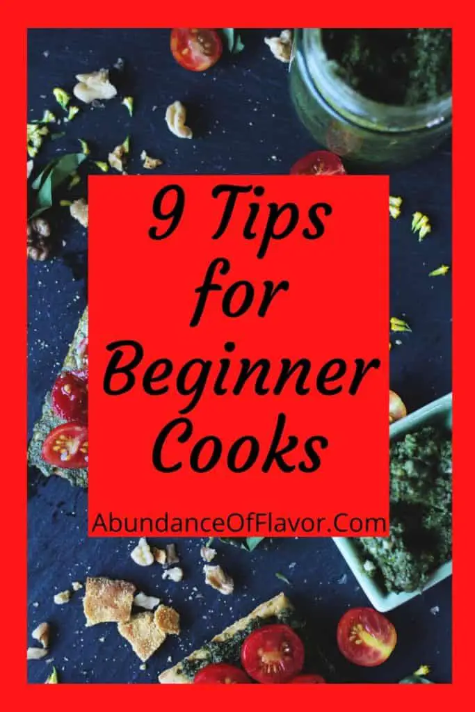 tips for beginner cooks