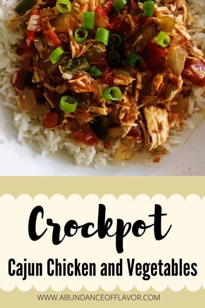 Crockpot Cajun Chicken (Over Rice) - Chelsea's Messy Apron