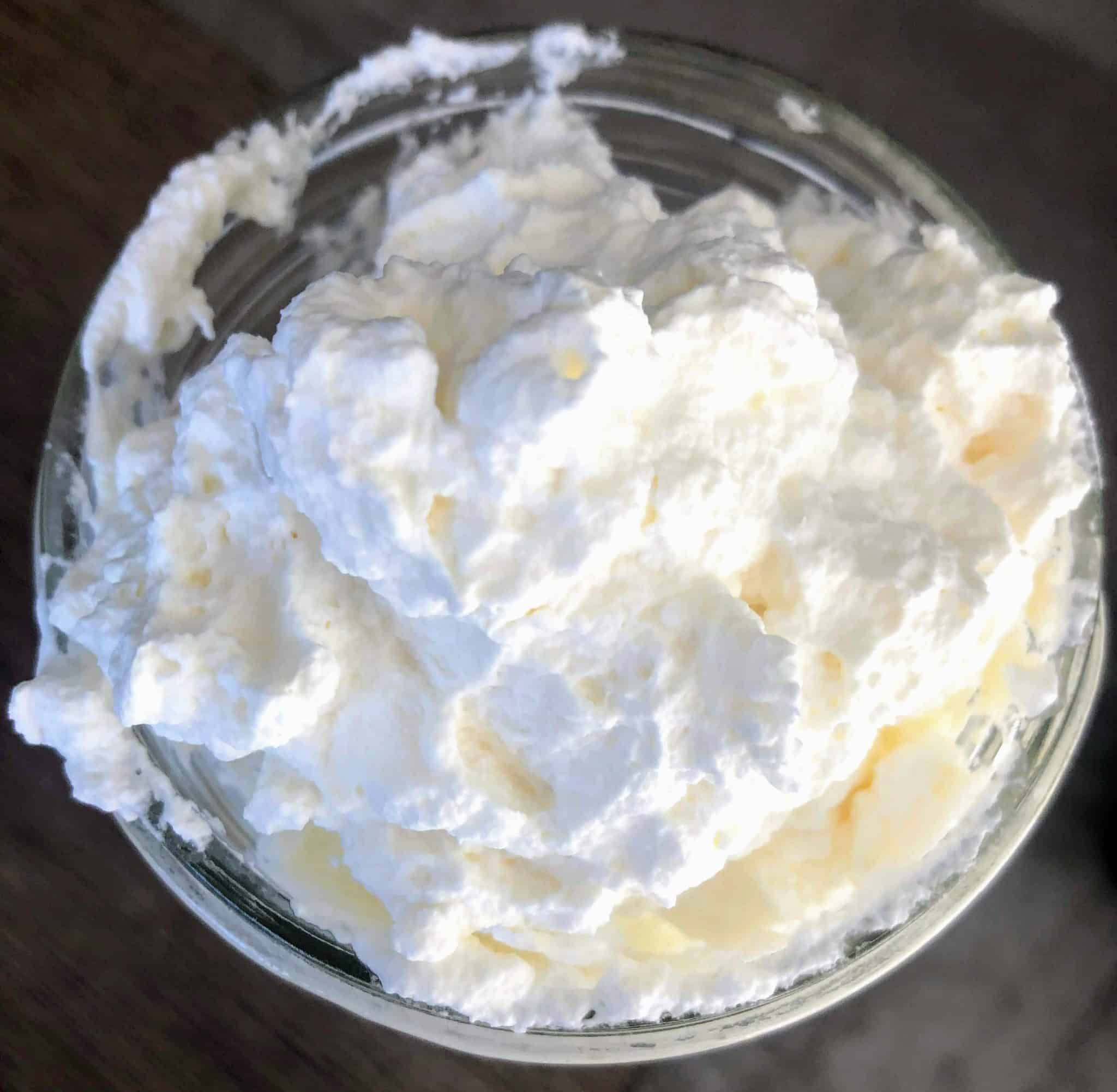 light whipped cream recipe