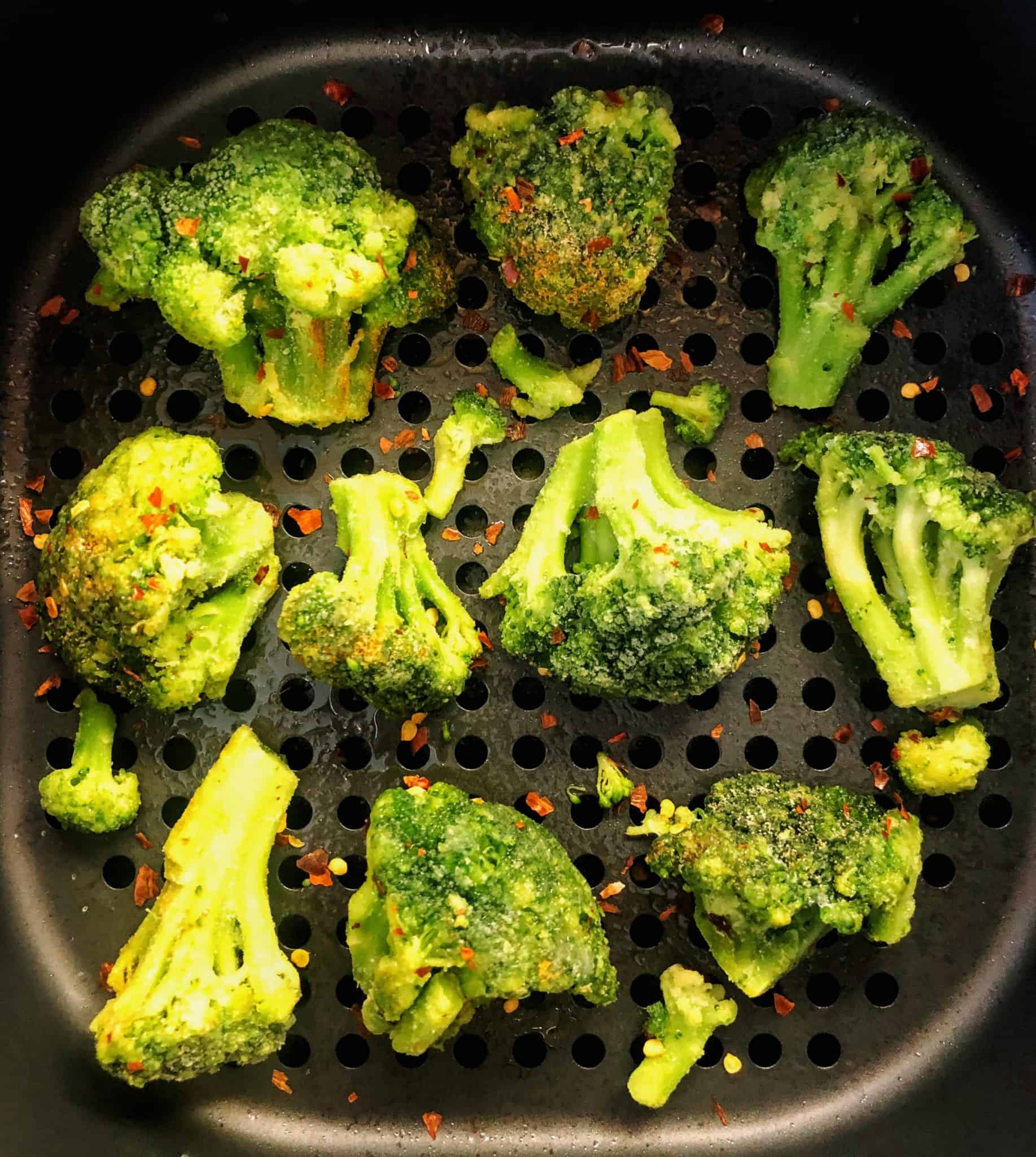 Crispy Air Fryer Frozen Broccoli - Abundance of Flavor