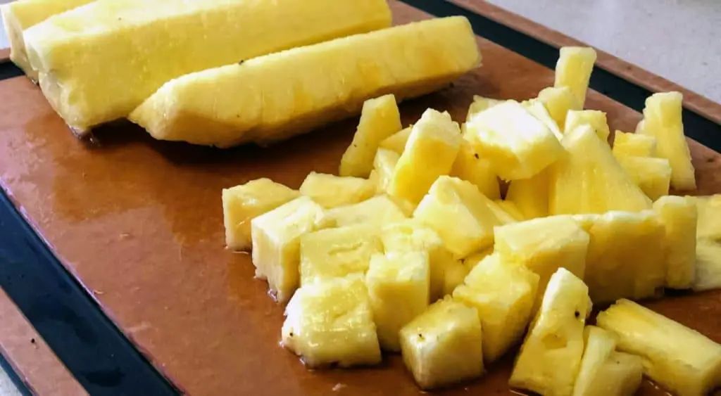 sheet pan pineapple shrimp tacos