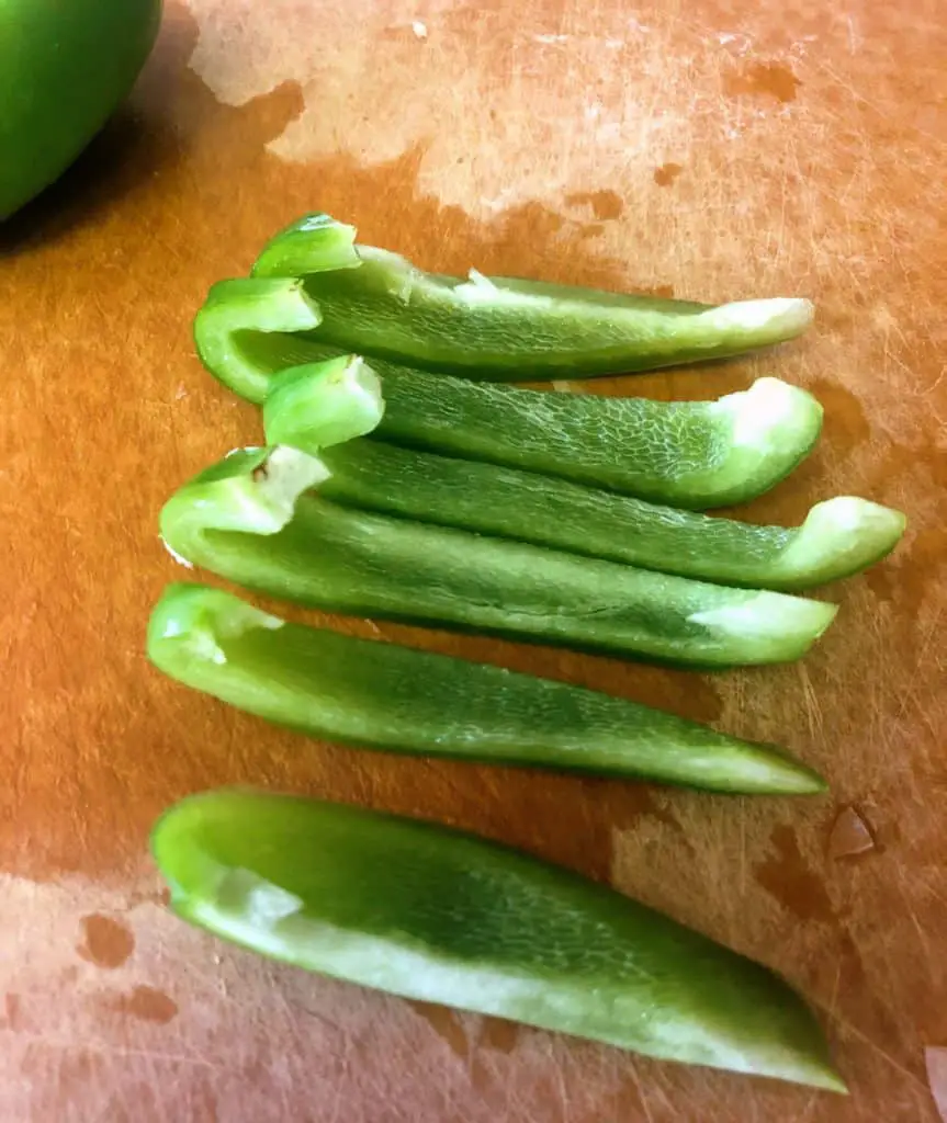 green bell pepper