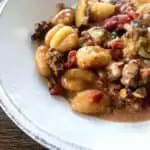 easy one pan italian sausage and gnocchi recipe