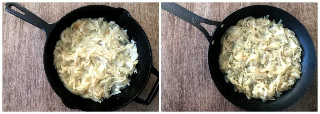 caramelized onions cast iron or carbon steel