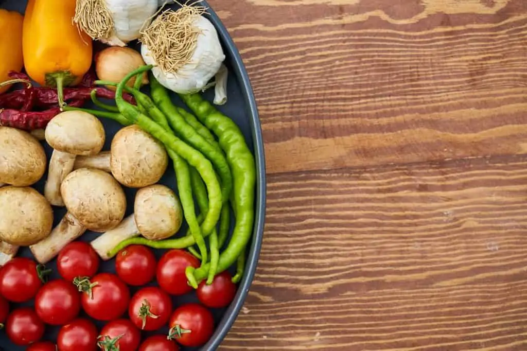 stir fry vegetables for leftover hibachi