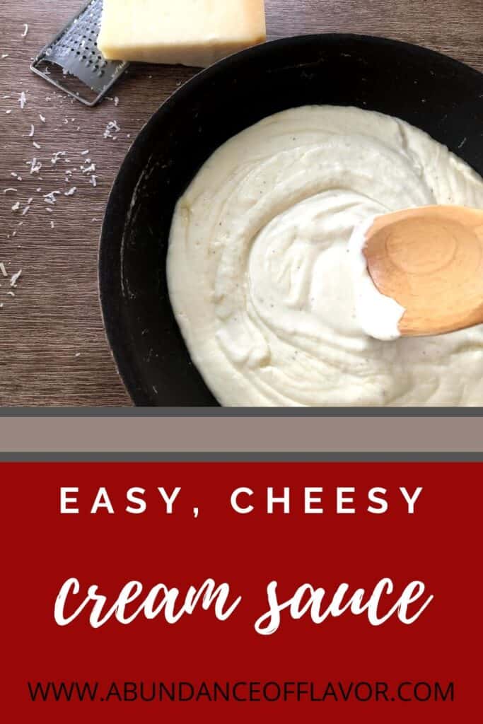 easy cheesy cream saue