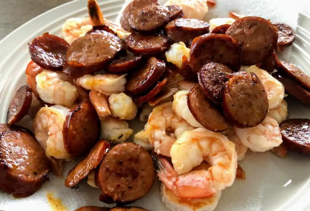 shrimp chicken and sausage