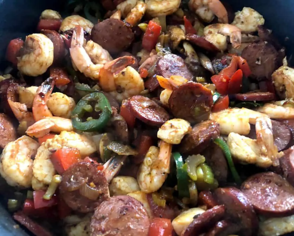 gumbo meat and vegetables