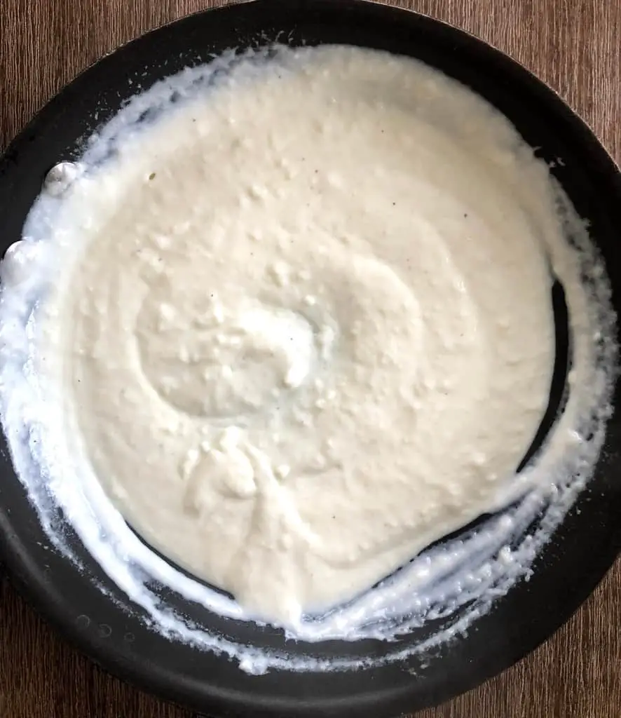 thick cream sauce