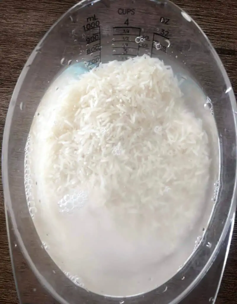 rinse rice clear