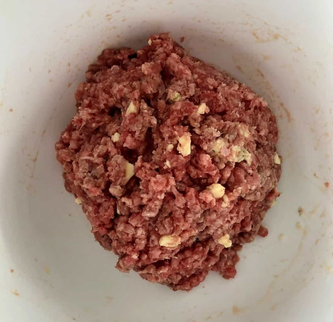 ground beef blue cheese burger