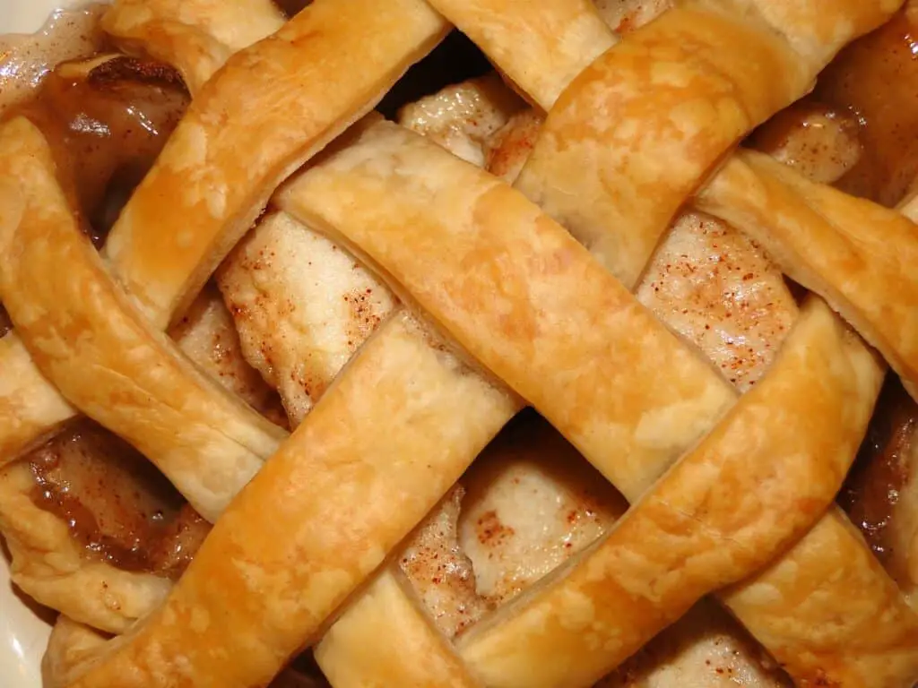 pie, crust, lattice