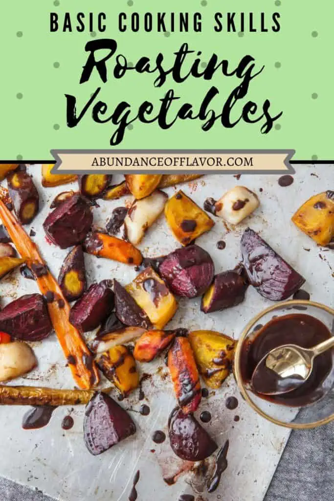 roasting vegetables pin