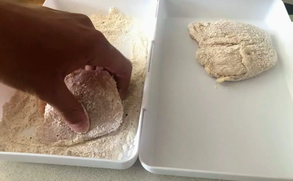 chicken breast in breadcrumbs