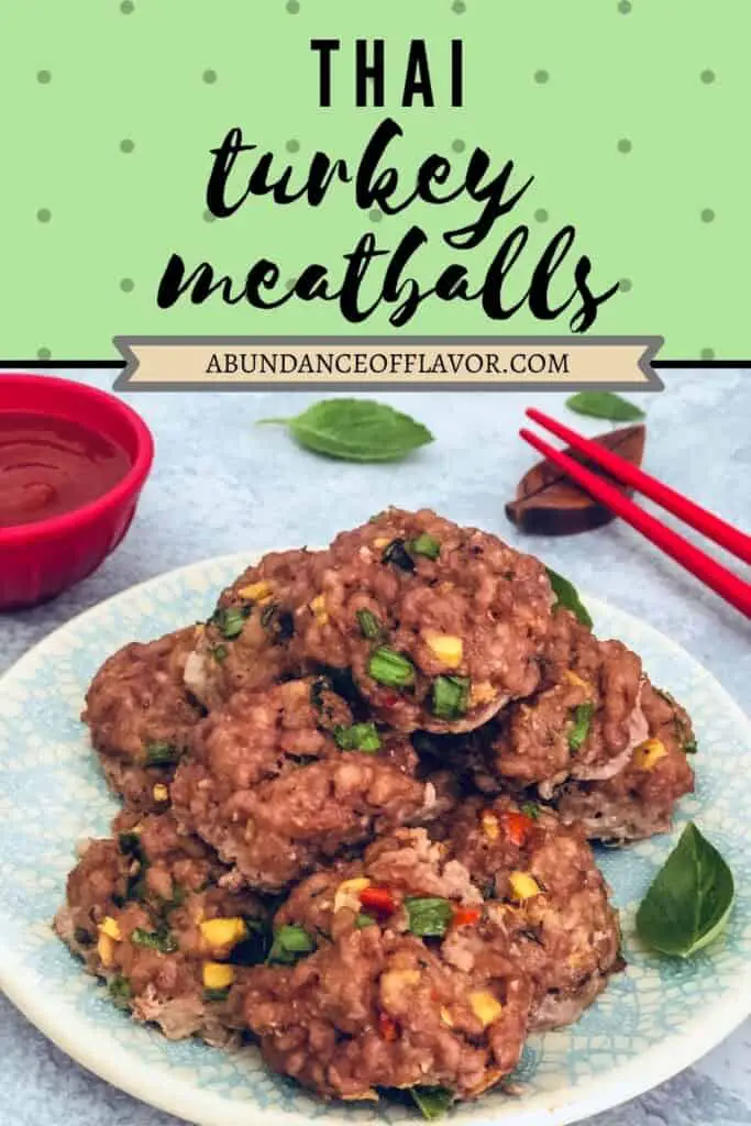 thai turkey meatballs