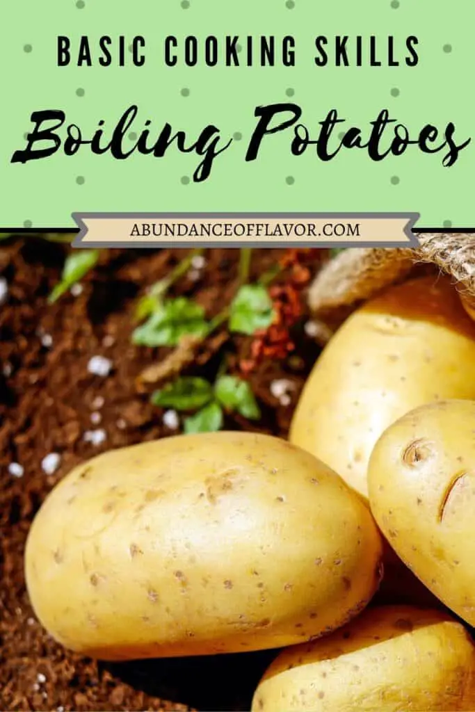 boiling potatoes pin