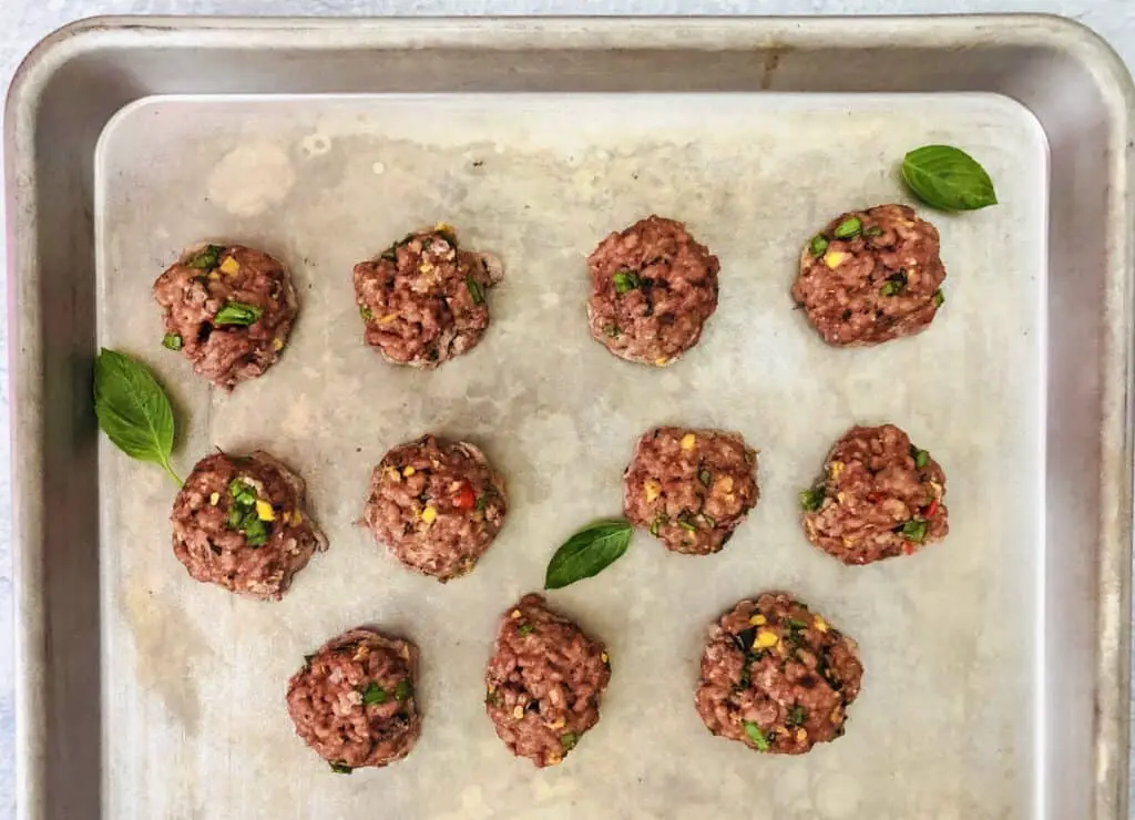 thai turkey meatballs