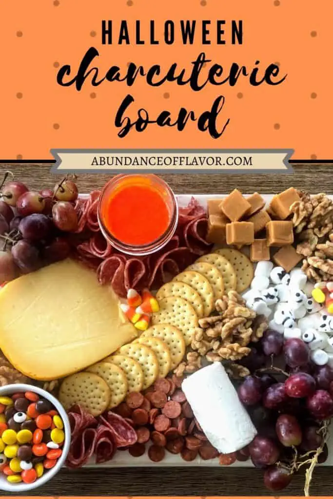 halloween charcuterie board pin