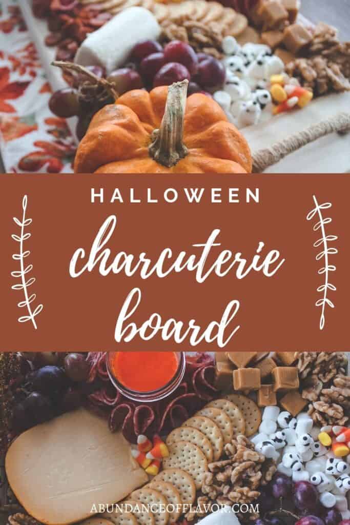 halloween charcuterie board pin