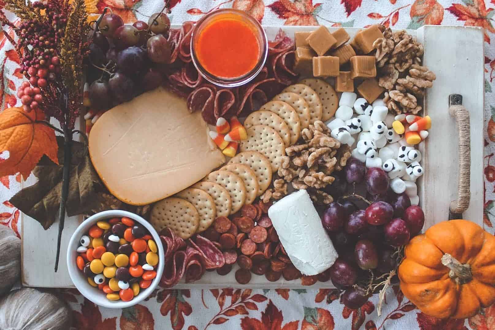 halloween themed charcuterie board