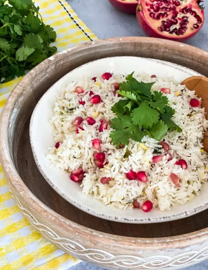 pomegranate basmati rice