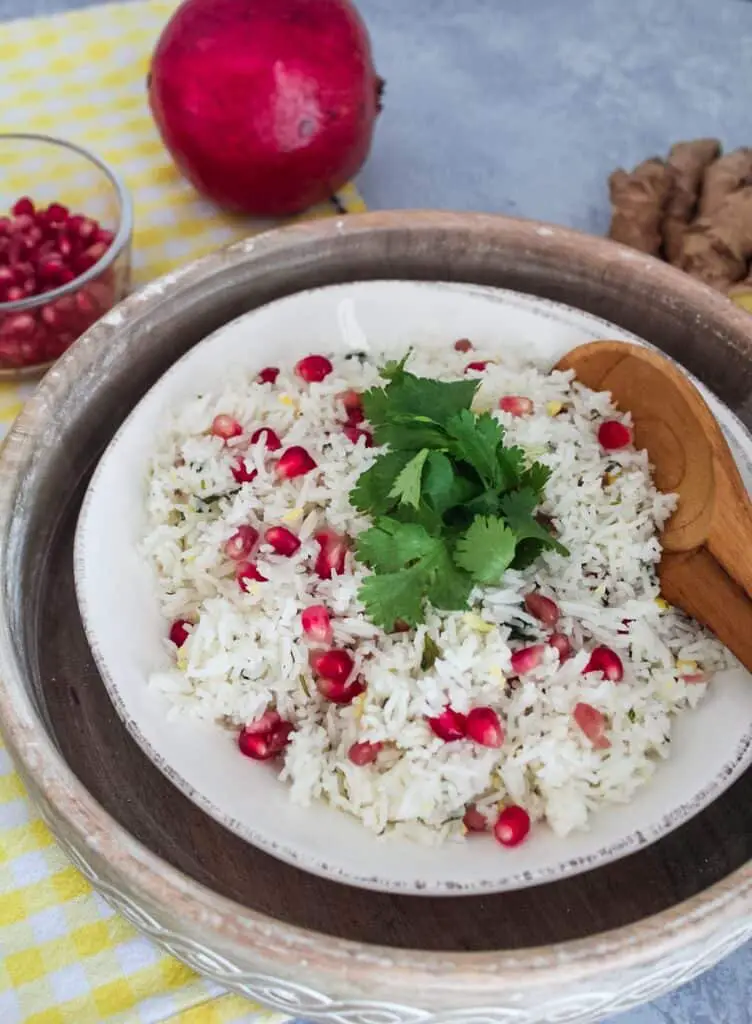 pomegranate basmati rice