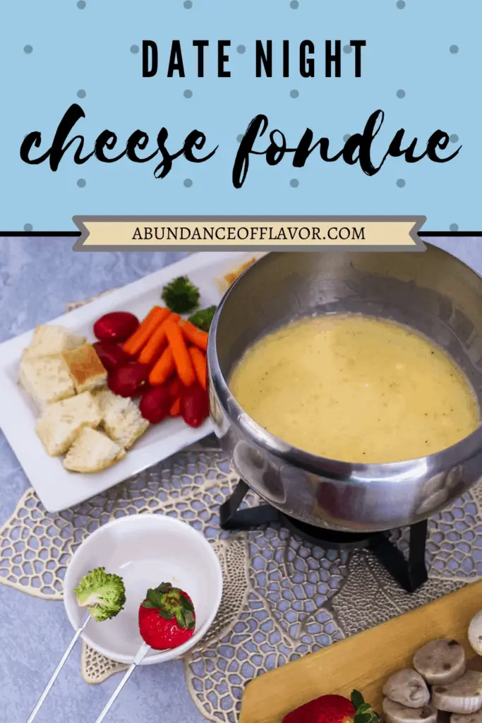 date night cheese fondue pin
