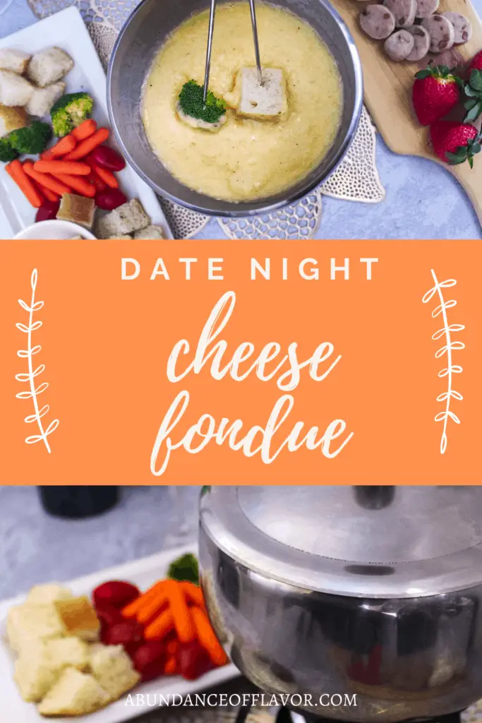 Easy Cheese Fondue for Two (the Best At Home Date Night!)