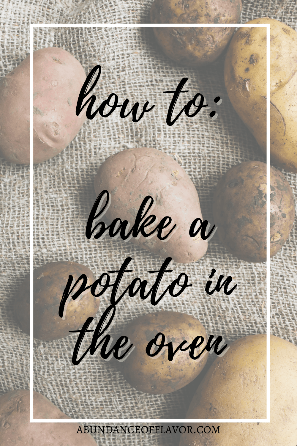How to Bake a Potato in the Oven - Basic Cooking Skills - Abundance of