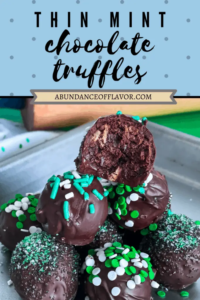 chocolate truffles pin