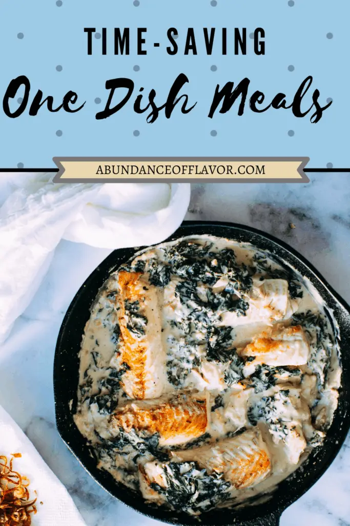 easy one dish meals pin