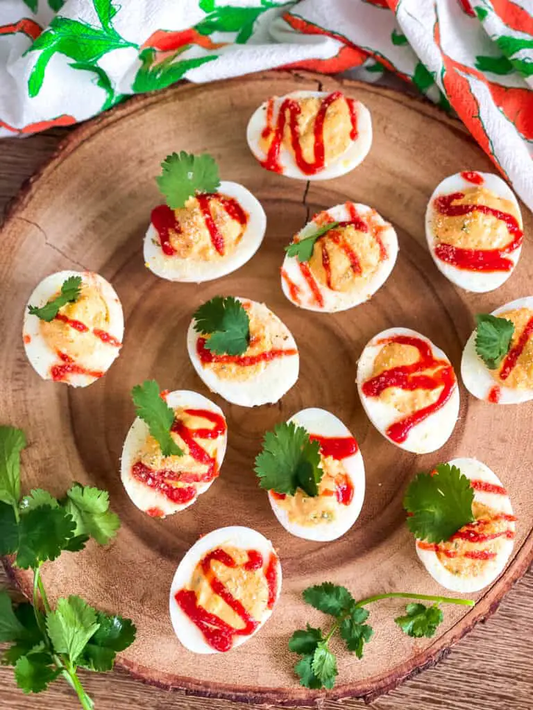 spicy jalapeno deviled eggs