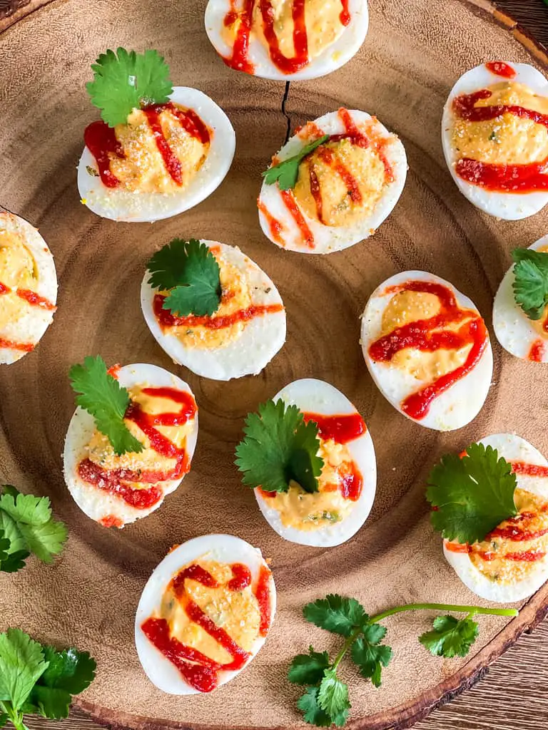 spicy jalapeno deviled eggs