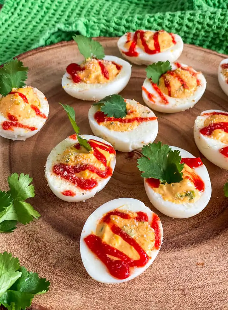 spicy jalapeno deviled eggs