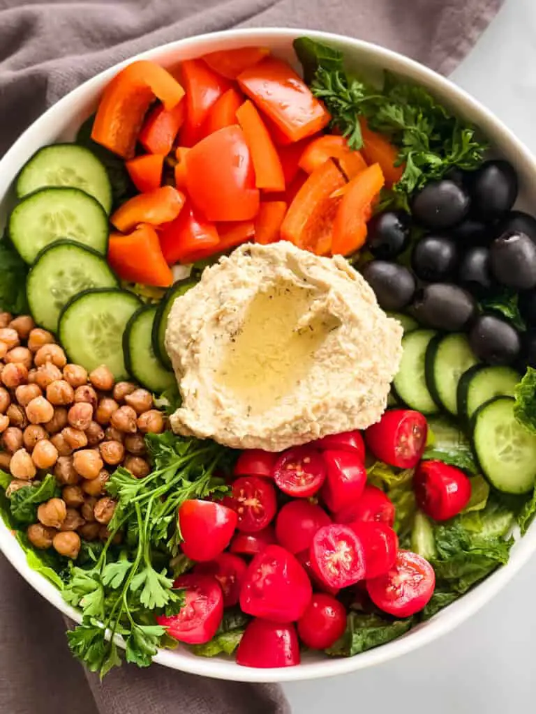 mediterranean buddha bowl