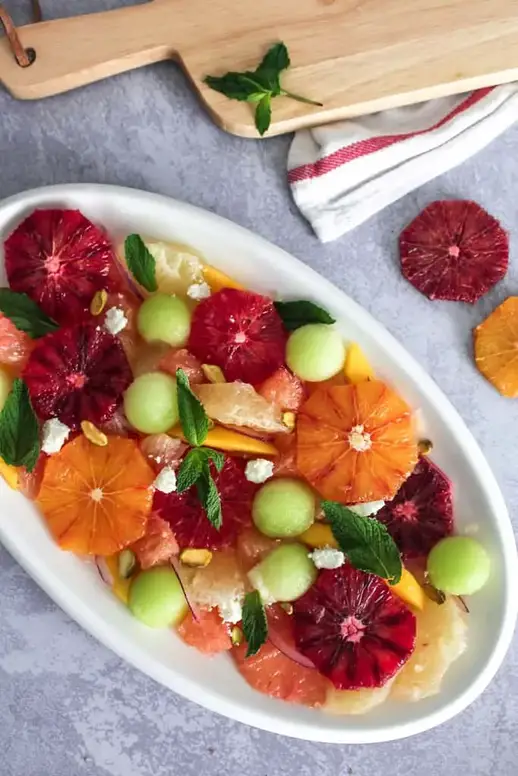 Citrus Summer Salad by Abundance of Flavor the lazy gal summer recipe