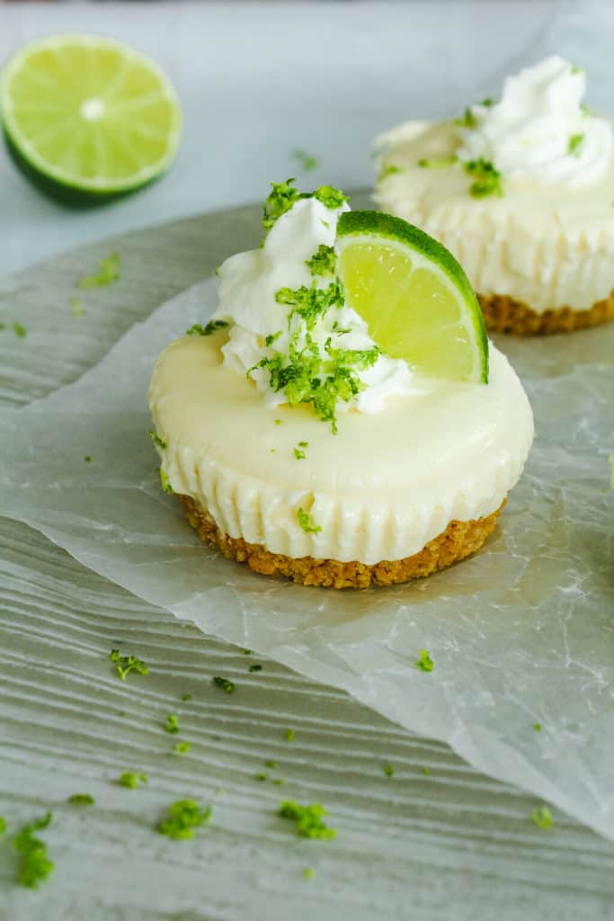 Mini Key Lime Cheesecakes - Abundance of Flavor