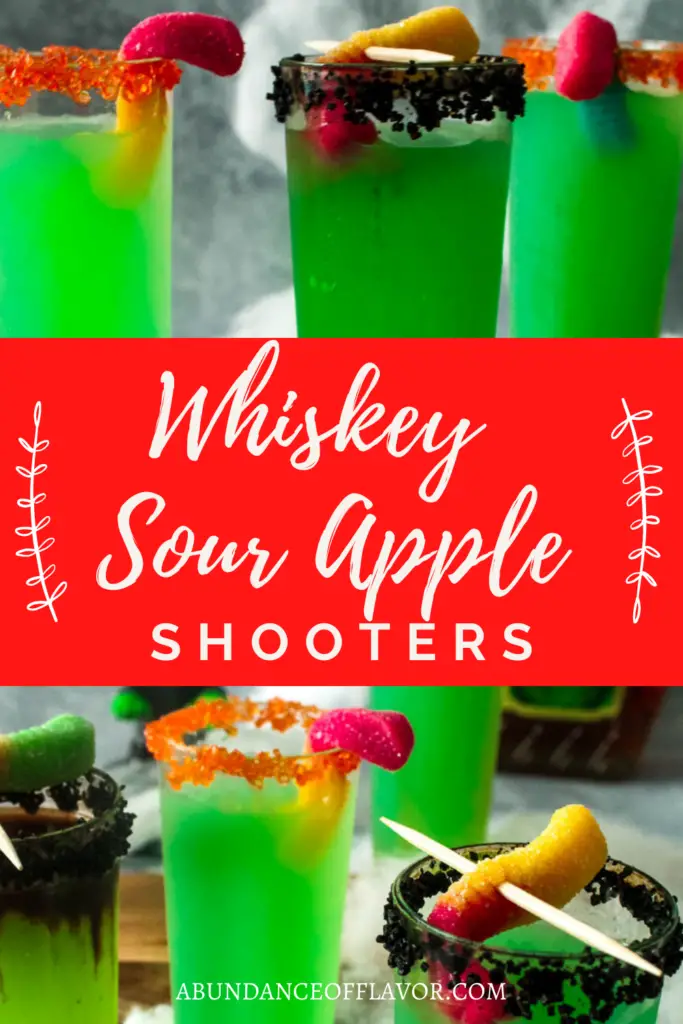 whiskey sour apple pin