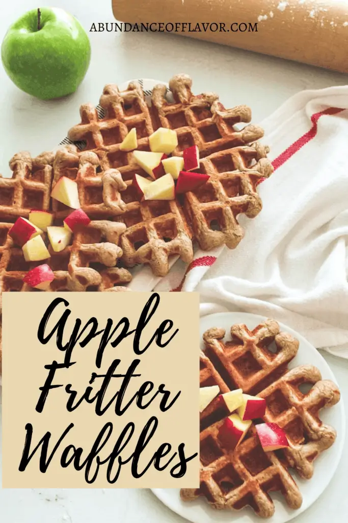 apple fritter waffles pin