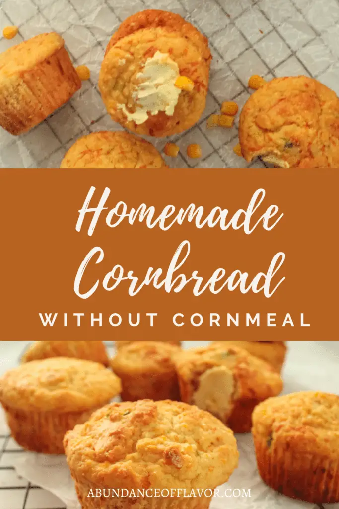 homemade cornbread without cornmeal pin