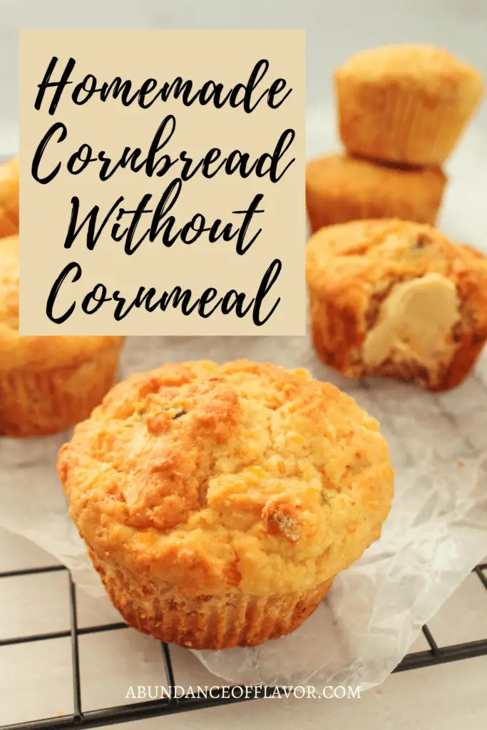 homemade cornbread without cornmeal pin
