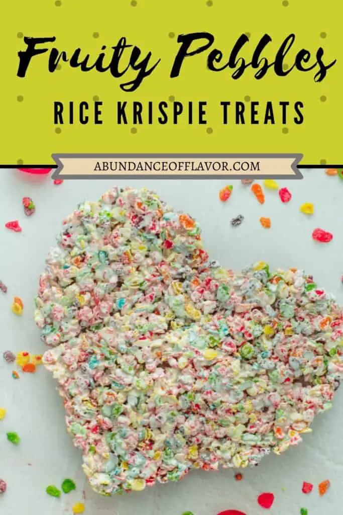 Fruity Pebbles Rice Krispie Treats - Abundance of Flavor