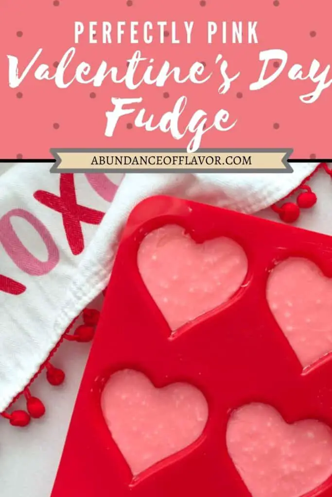 valentines day fudge pin
