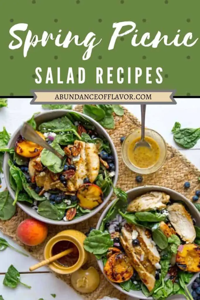 spring picnic salad recipes pin