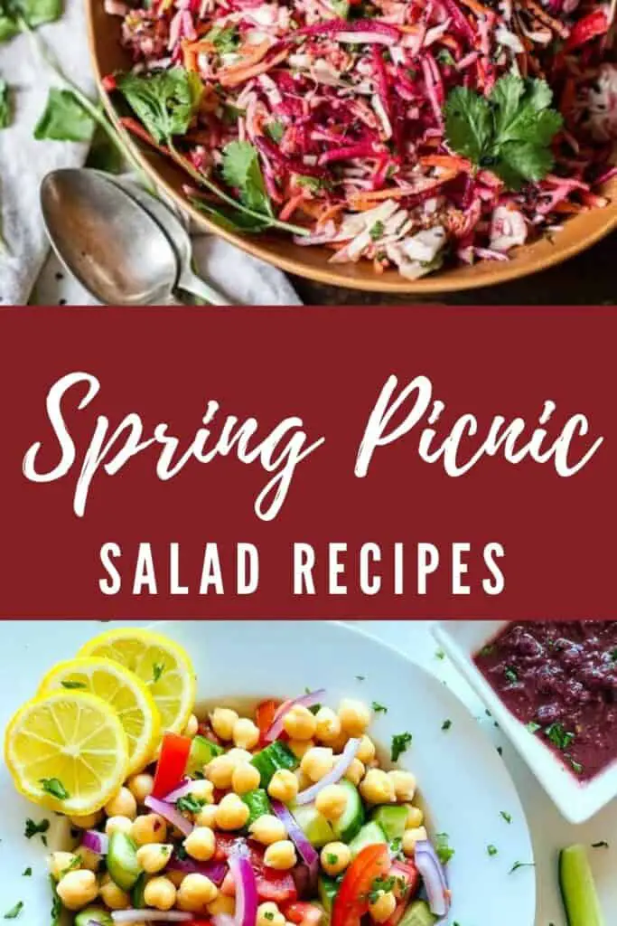 spring picnic salad recipes pin