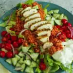 Moroccan Chicken Couscous Salad Bowls