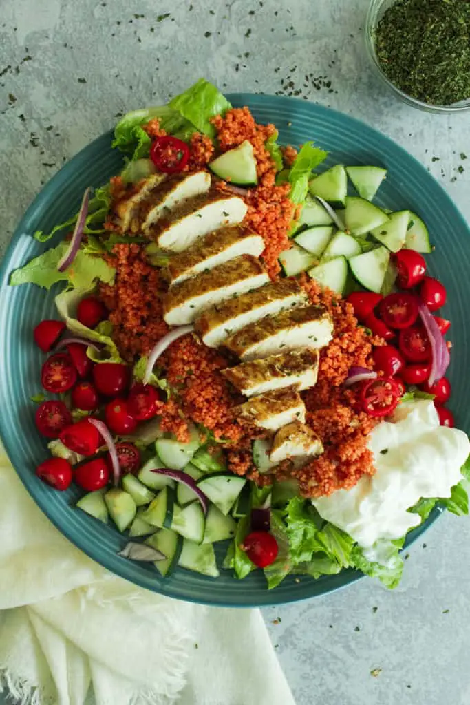 Moroccan Chicken Couscous Bowl - Abundance of Flavor