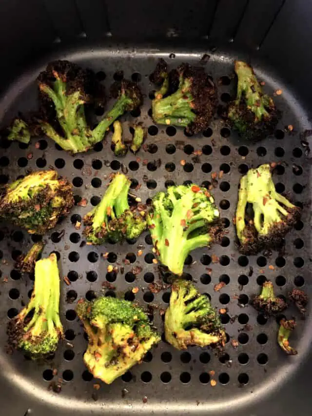 Air Fried Frozen Broccoli