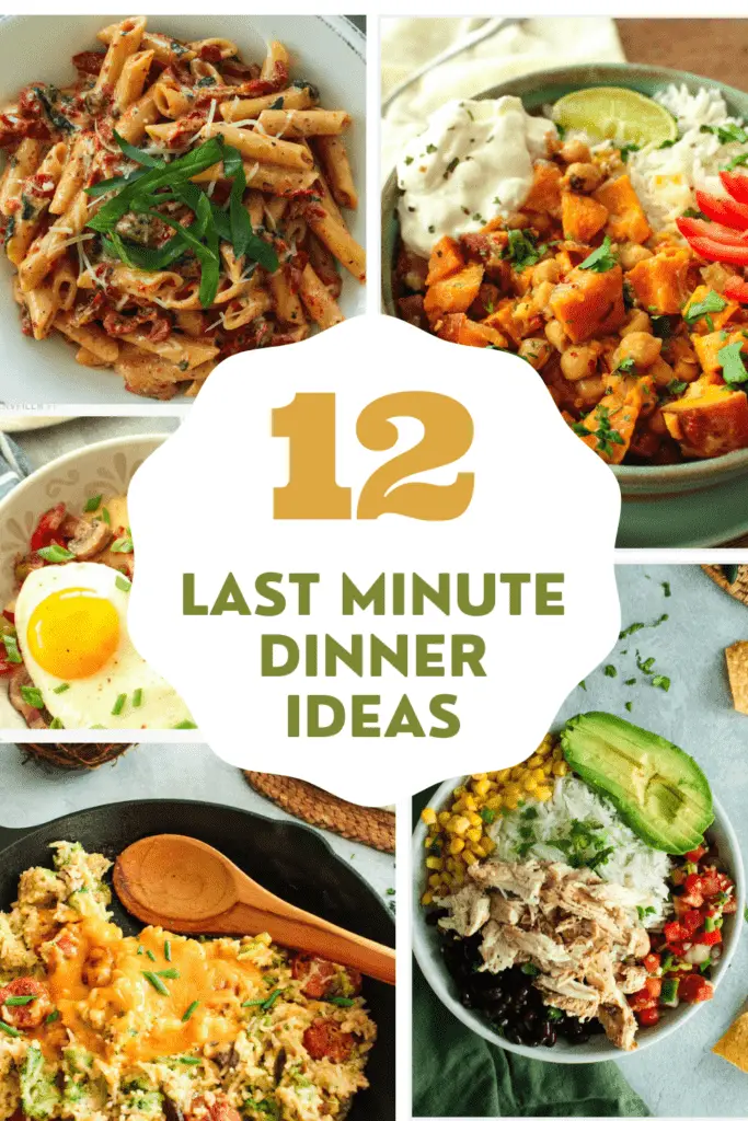 12 Last Minute Dinner Ideas - Abundance of Flavor